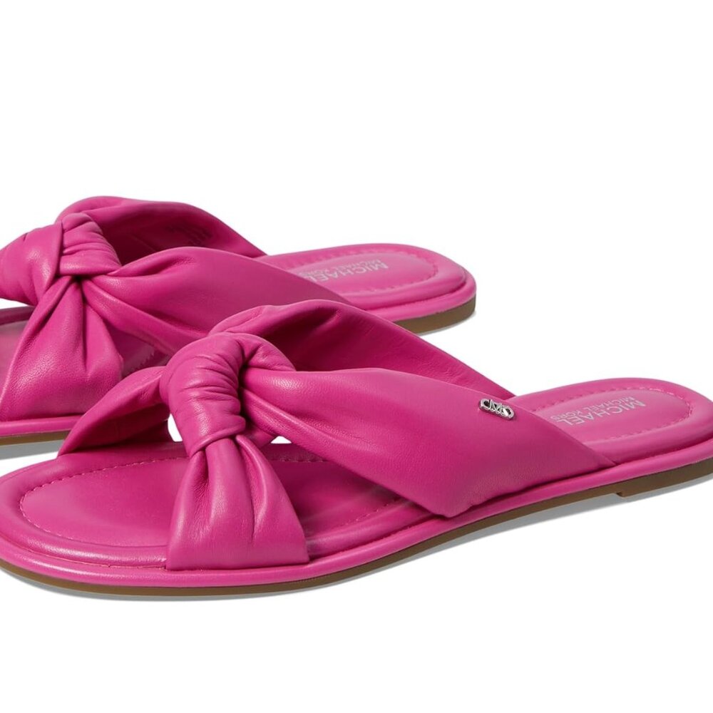 Michael Kors Women's Elena Flat Slide Sandals